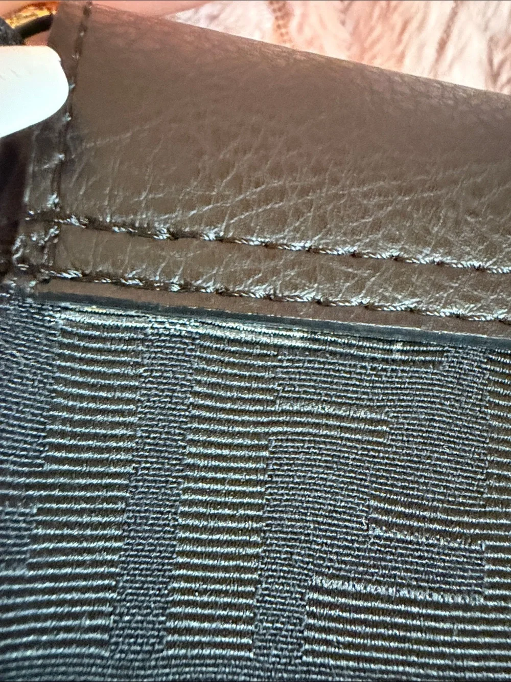 Fendi Black Clutch with Gold Hardware